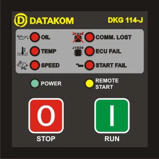 Устройство ручного и дистанционного запуска DATAKOM DKG-114-J