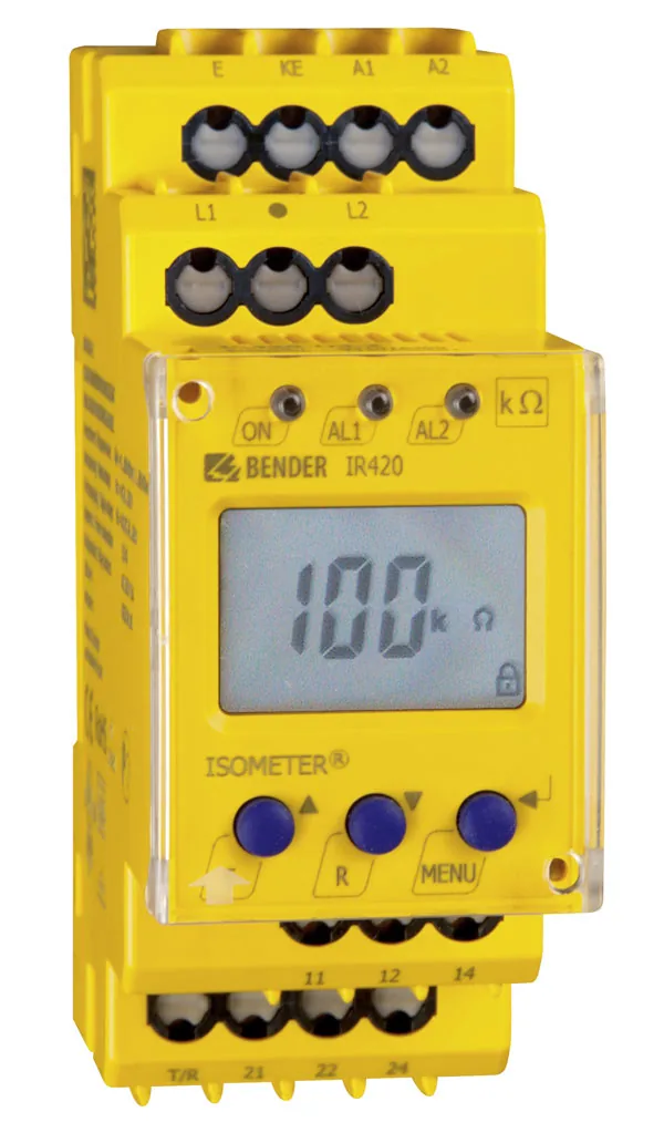 Устройство контроля сопротивления изоляции Bender ISOMETER IR420-D4-1
